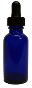 30ml Cobalt Blue Bottle w/ Child Resistant Dropper