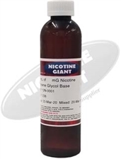 120ml Of 24 mg Flavorless Nicotine Liquid - Nicotine Giant