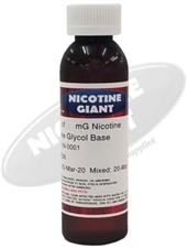 250 ml of 60 mg Flavorless Nicotine Liquid