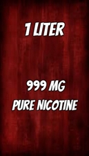 1000 ml of 99.99% Pure Liquid Nicotine