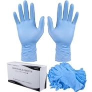 One (1) Box of Industrial Powder Free Nitrile Gloves - Small