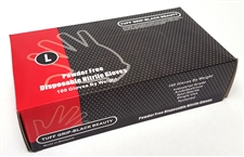 One (1) Box of 6mm Nitrile Gloves - Large