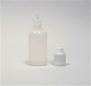 50 Pack - 30 ml LDPE Cylinder Bottle With Childproof Cap