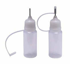 100 Pack - 5 ml LDPE Cylinder Bottle With Metal Needle Cap