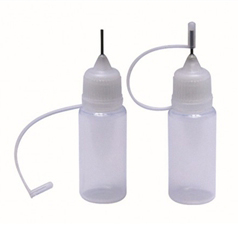 100 Pack - 30 ml LDPE Cylinder Bottle With Metal Needle Cap