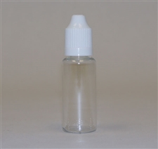 15 ml PET Plastic Cylinder Bottle with Child Resistant Dropper Cap